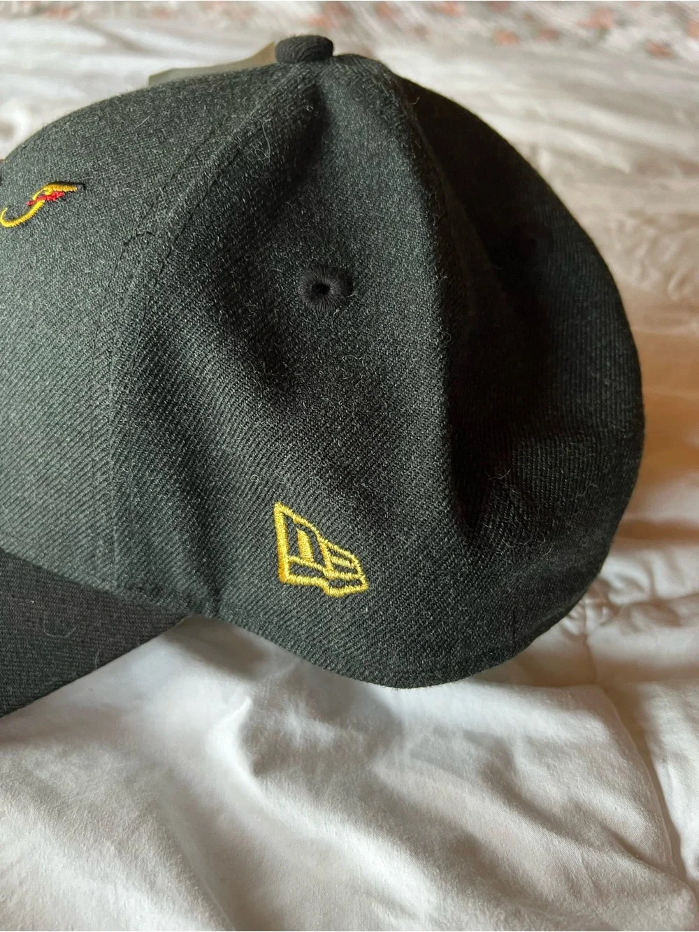 New Era Black and Gold The Finals NBA Logo Fitted Cap